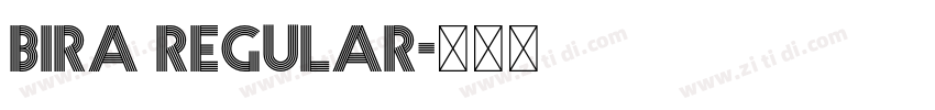 Bira Regular字体转换 Bira Regular字体转换